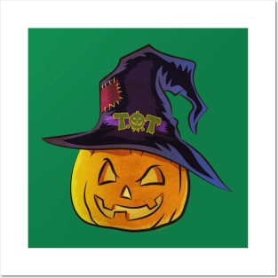 Trick Or Treat Pumpkin Posters and Art